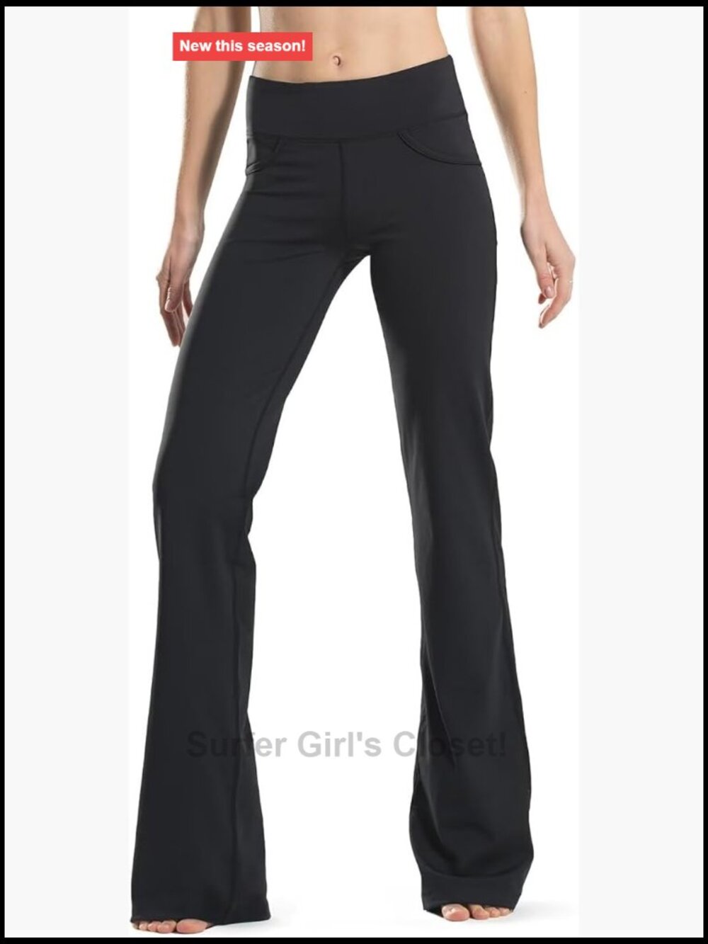 Bootcut Yoga Pants with Pockets Flared Leg Dress Pants 28-34 Inseam